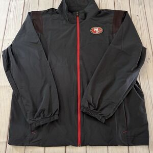 Nike‎ San Francisco 49ers Team Issued On Field Coaches Full Zip Jacket Size XL